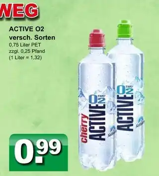 Getränkeparadies Gefromm Active o2 Angebot