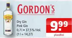 Getränke Oase Gordon's dry gin Angebot