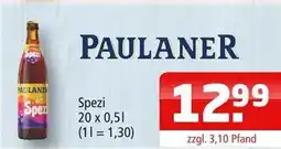 Getränke Oase Paulaner spezi Angebot