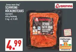 Marktkauf Rasting schweine-rückensteaks Angebot