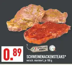Marktkauf Schweinenackensteaks Angebot