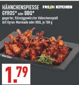 Marktkauf Fresh kitchen hähnchenspieße gyros Angebot