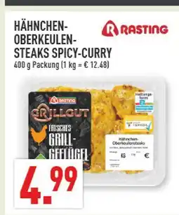Marktkauf Rasting hähnchen-oberkeulen-steaks spicy-curry Angebot