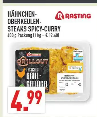 Marktkauf Rasting hähnchen-oberkeulen-steaks spicy-curry Angebot