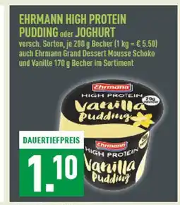 Marktkauf Ehrmann high protein pudding Angebot