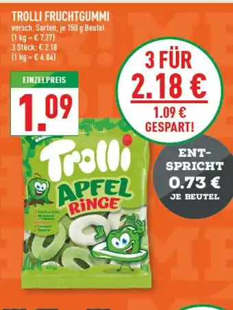Marktkauf Trolli fruchtgummi apfelringe Angebot
