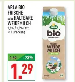 Marktkauf Arla bio frische weidemilch Angebot