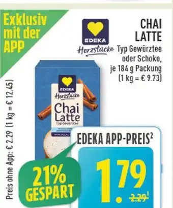 Marktkauf Edeka herzstücke chai latte typ gewürztee Angebot
