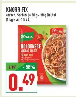 Marktkauf Knorr fix bolognese Angebot