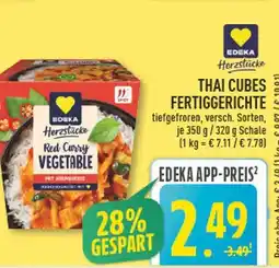 Marktkauf Edeka herzstücke thai cubes fertiggerichte Angebot