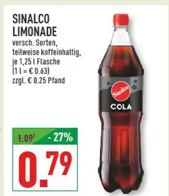 Marktkauf Sinalco limonade Angebot