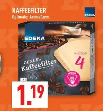 Marktkauf Edeka genuss kaffeefilter größe 4 Angebot