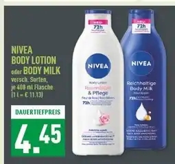 Marktkauf Nivea body lotion rosenblüte & pflege Angebot