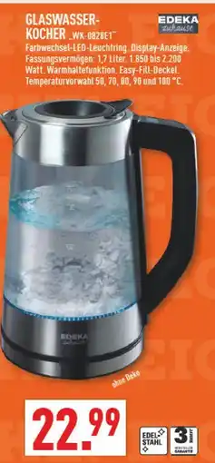 Marktkauf Edeka zuhause glaswasserkocher wk-0828e1 Angebot
