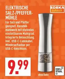 Marktkauf Edeka zuhause elektrische salz-/pfeffermühle Angebot