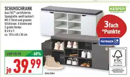 Marktkauf Kesper schuhschrank Angebot