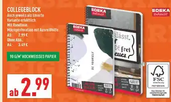 Marktkauf Edeka zuhause collegeblock kariert a5 Angebot