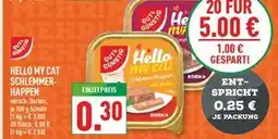 Marktkauf Gut & günstig hello my cat schlemmerhappen Angebot