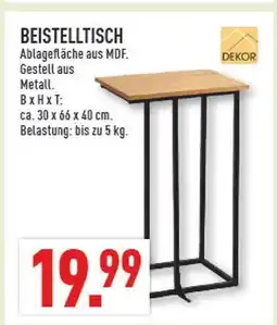 Marktkauf Dekor beistelltisch Angebot