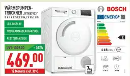 Marktkauf Bosch wärmepumpentrockner wth83v03 Angebot