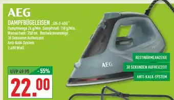 Marktkauf Aeg dampfbügeleisen si5-2-60g Angebot