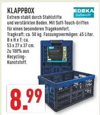 Marktkauf Edeka zuhause klappbox Angebot