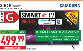 Marktkauf Samsung 4k-uhd-tv 65cu6979 Angebot