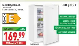 Marktkauf Exquisit gefrierschrank gs 80-040e Angebot