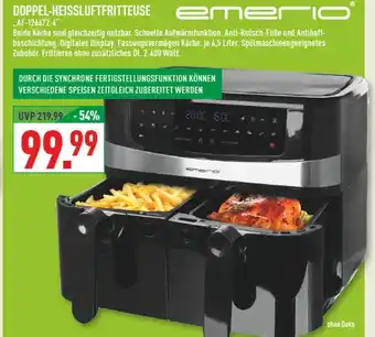 Marktkauf Emerio doppel-heißluftfritteuse Angebot