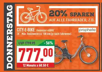 Marktkauf Prophete city-e-bike genießer e5000 Angebot