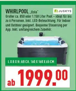 Marktkauf Juskys whirlpool oslo Angebot