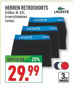 Marktkauf Lacoste herren retroshorts Angebot