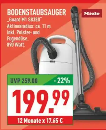 Marktkauf Miele bodenstaubsauger guard m1 s8380 Angebot