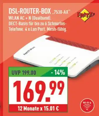 Marktkauf Fritz! dsl-router-box 7530-ax Angebot