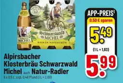 trinkgut Alpirsbacher klosterbräu schwarzwald michel natur-radler Angebot