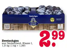 E-Center Unsere heimat zwetschgen Angebot