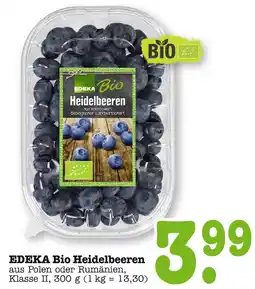 E-Center Edeka bio heidelbeeren Angebot