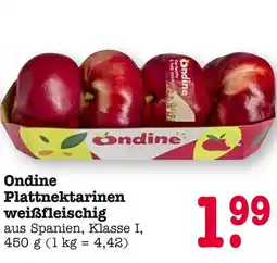 E-Center Ondine plattnektarinen weißfleischig Angebot