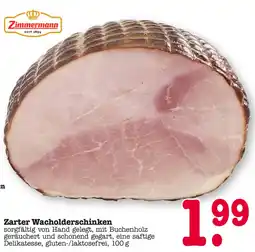 E-Center Zimmermann zarter wacholderschinken Angebot