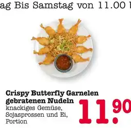 E-Center Crispy butterfly garnelen gebratenen nudeln Angebot