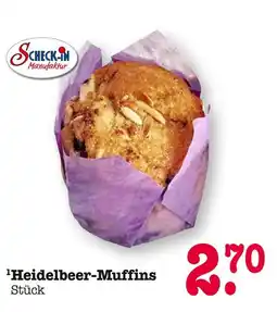 E-Center Scheck-in manufaktur heidelbeer-muffins Angebot