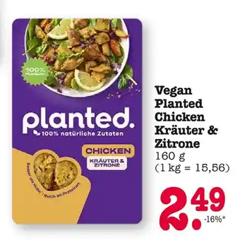 E-Center Planted vegan planted chicken kräuter & zitrone Angebot