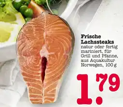 E-Center Frische lachssteaks Angebot