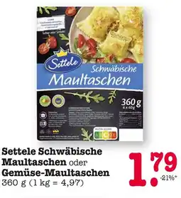 E-Center Settele schwäbische maultaschen Angebot