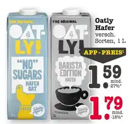 E-Center Oatly no sugars hafer Angebot