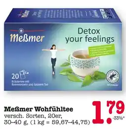 E-Center Meßmer wohlfühltee Angebot