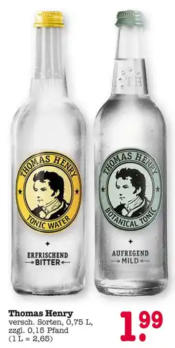 E-Center Thomas henry tonic water Angebot