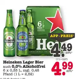 E-Center Heineken heineken lager bier Angebot