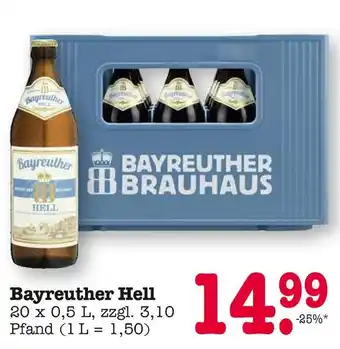 E-Center Bayreuther brauhaus bayreuther hell Angebot