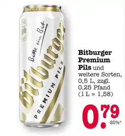 E-Center Bitburger premium pils Angebot